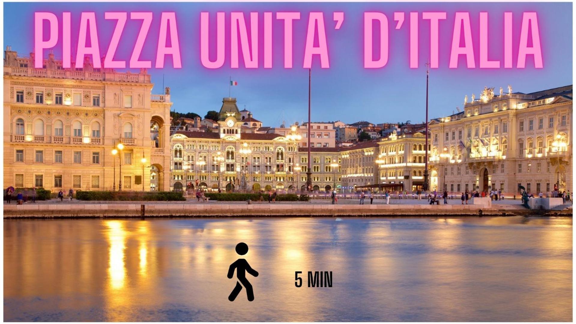 Piazza Unita D'Italia - Jr Suite Con Ac - Wi Fi - Park Convenzionato Terst Exteriér fotografie